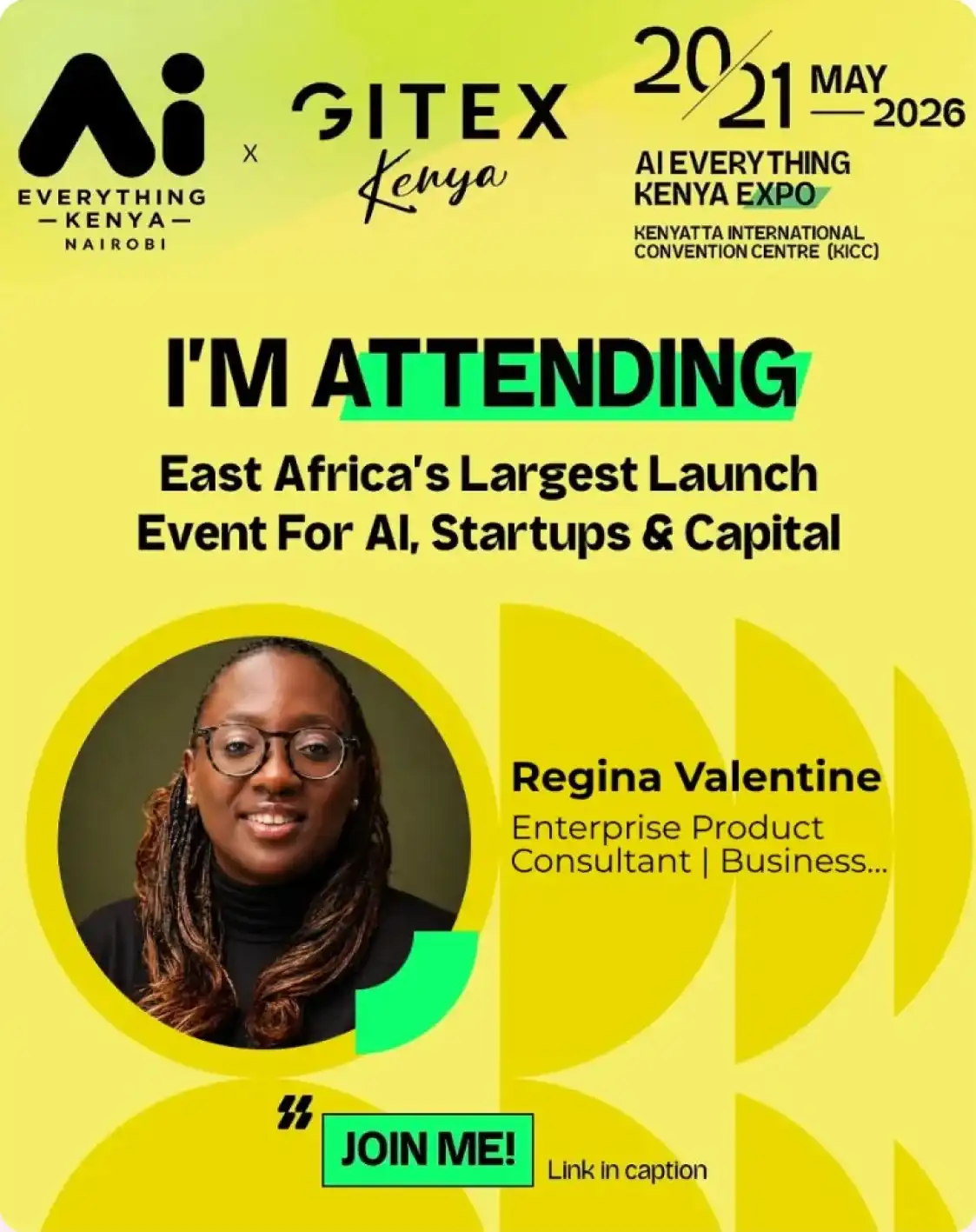 gitex-kenya-2026-personalised-i-am-attending-advocacy-poster-generated-for-an-attendee